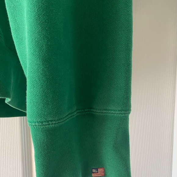 90s Ralph Lauren Polo Jeans Green Sweatshirt - Picture 3 of 6
